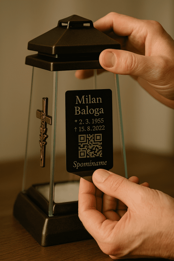 Spomienková nálepka s QR kódom - Image 2